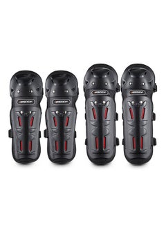 Generic 4-Piece Motorcycle Riding Elbow Knee Pads Kit  - Image 1