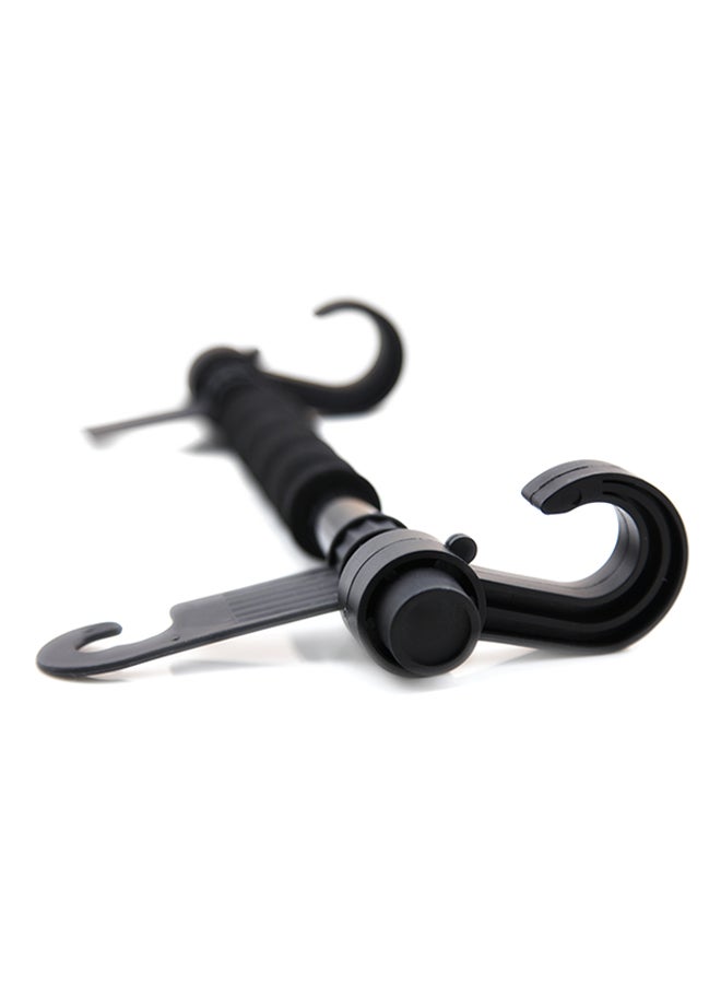 مشبك تعليق خطافي مزدوج متعدد الأغراض يُثبّت بمقعد السيارة الخلفي - Image 1