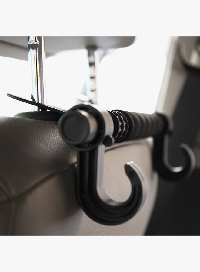 مشبك تعليق خطافي مزدوج متعدد الأغراض يُثبّت بمقعد السيارة الخلفي - Image 2