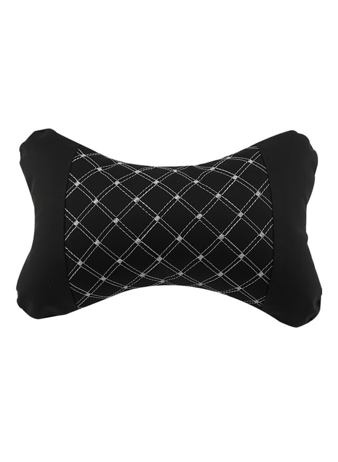 2-Piece Leather Car Neck Pillow - Image 1