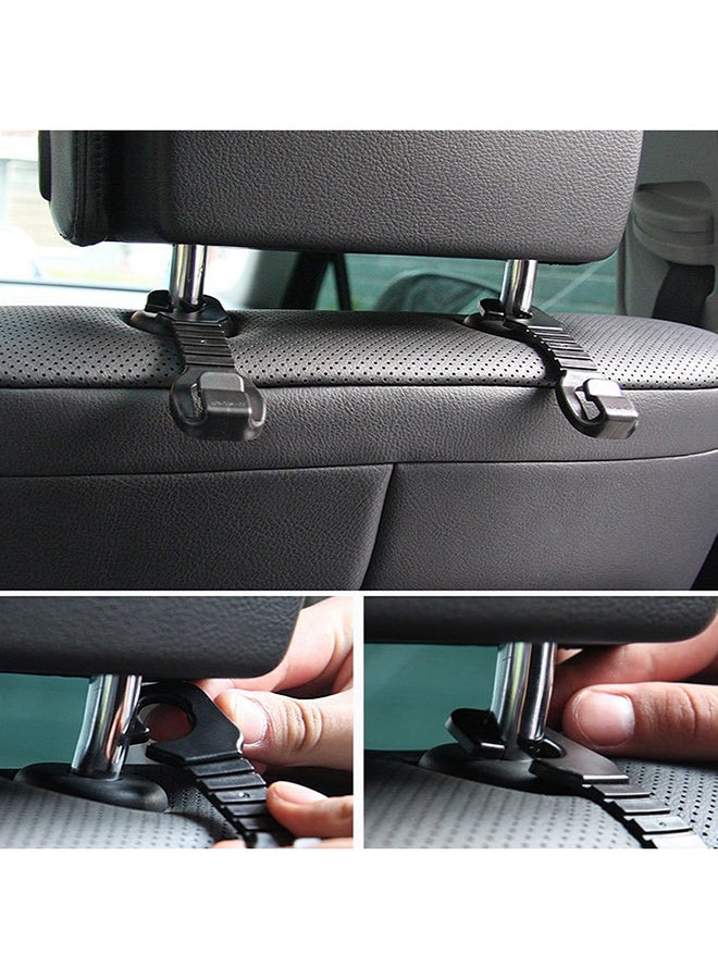 ZIQIAO 2-Piece Car Seat Headrest Bag And Coat Hanging Hook  - Image 5