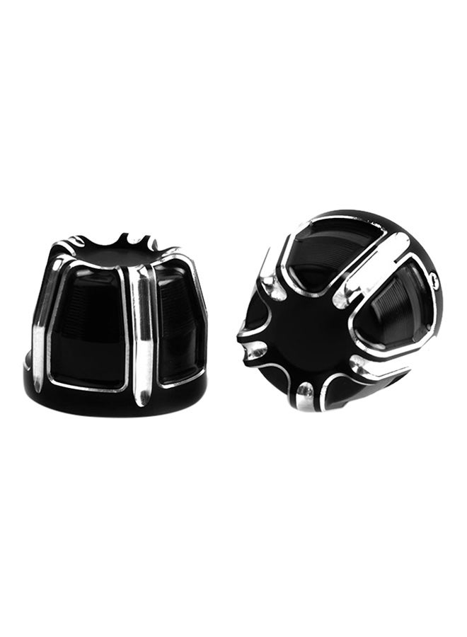 Generic Harley Motorcycle Front Wheel Axle Cover  - Image 3