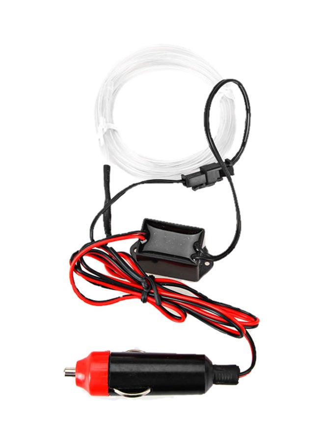 Generic Car Neon Glow Light Rope Strip With Car Charger  - Image 2