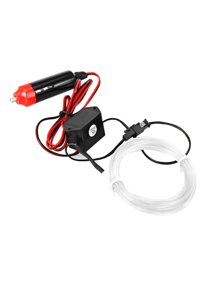 Generic Car Neon Glow Light Rope Strip With Car Charger  - Image 3