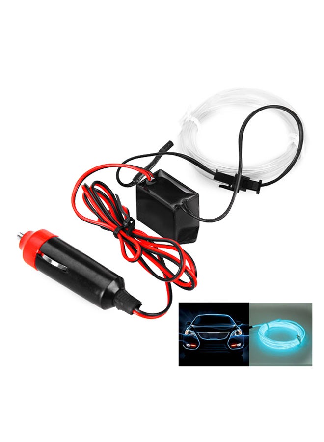 Generic Car Neon Glow Light Rope Strip With Car Charger  - Image 1