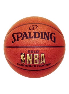 SPALDING NBA Gold Indoor-Outdoor Basketball 