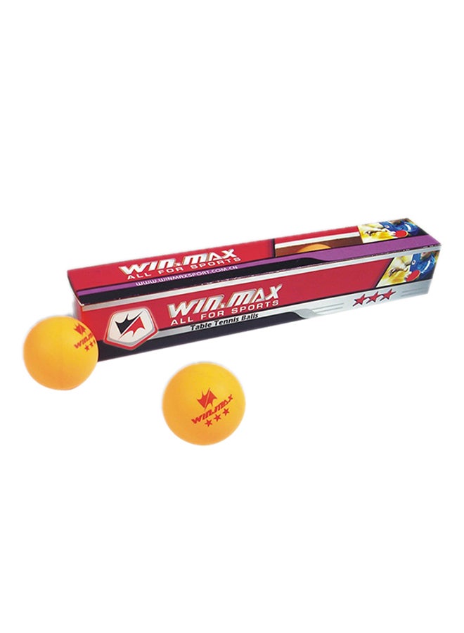 6-Piece 3 Star Table Tennis Ball