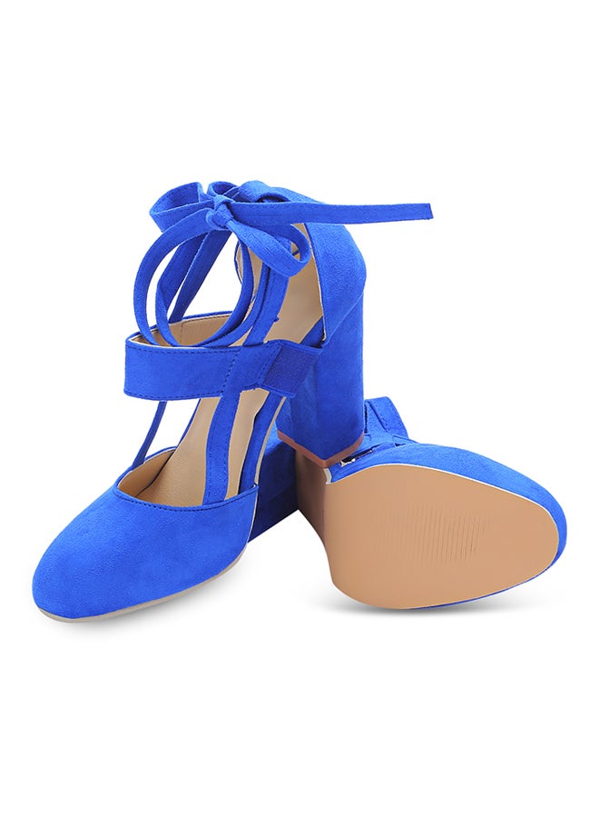 Generic - Lace-Up Heel Sandal Blue - Image 1