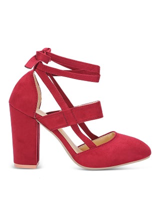 Lace-Up Heel Sandal Wine Red - v1519707748/N13487197V_1