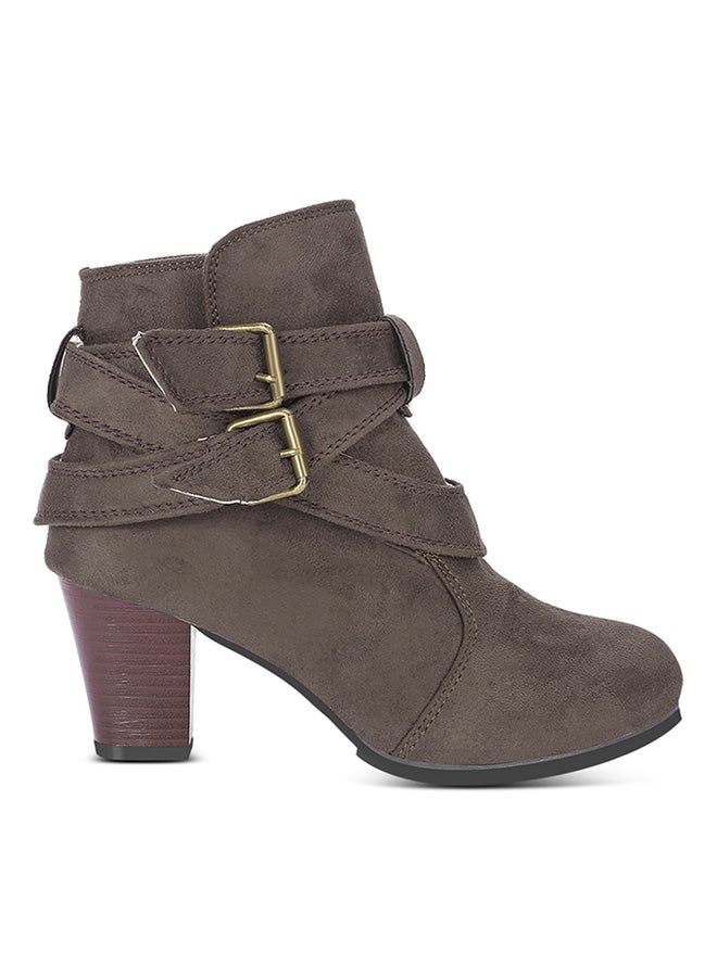 Vintage Ankle-Length Boot Grey - Image 1