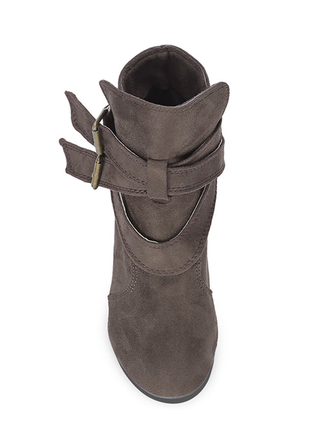 Vintage Ankle-Length Boot Grey - Image 2