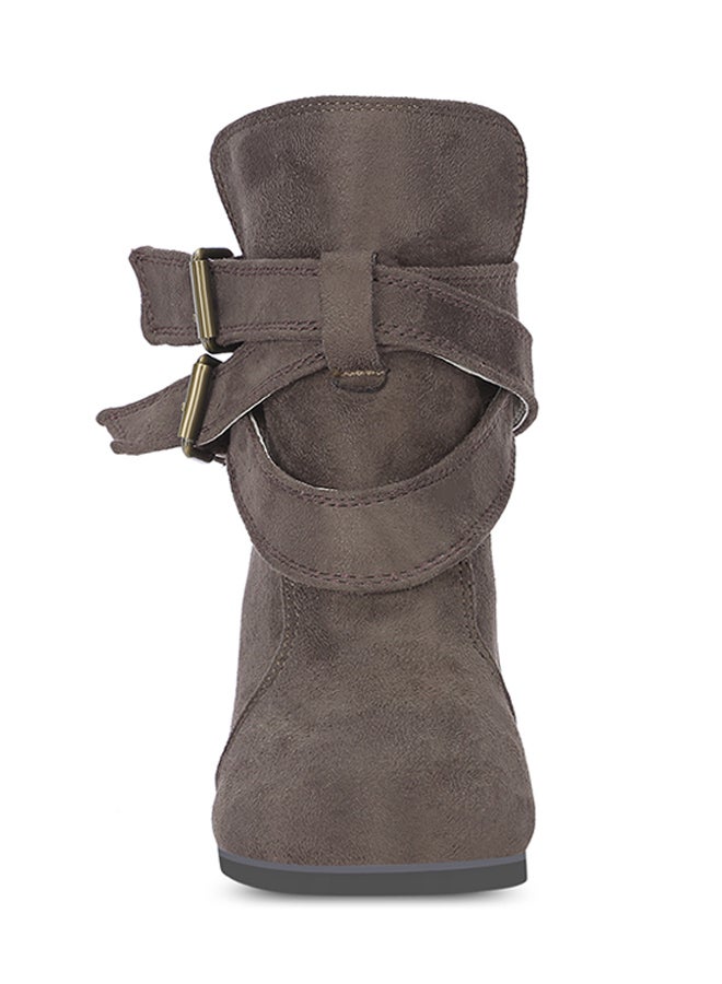 Vintage Ankle-Length Boot Grey - Image 5