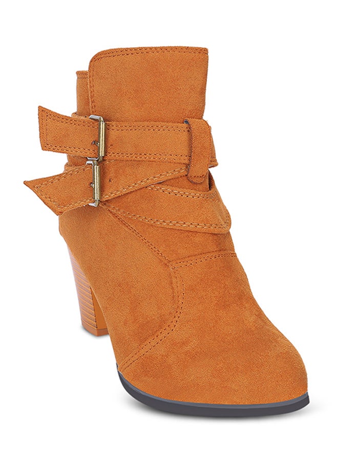 Generic - Vintage Ankle-Length Boot Light Brown - Image 1