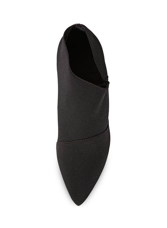 Pointed Toe Ankle Boot Black - Image 2