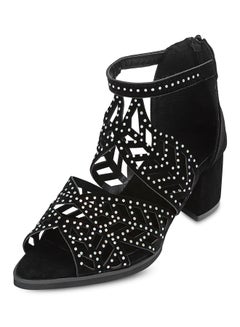 Generic Rhinestone Studded Sandal Black  - Image 1