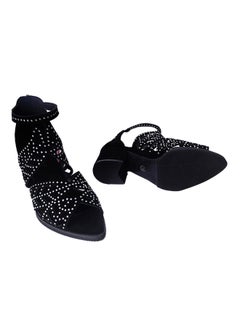 Generic Rhinestone Studded Sandal Black  - Image 2