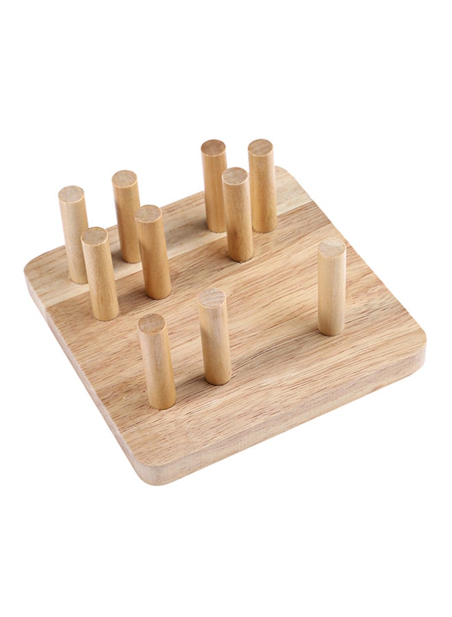 Wooden Geometric Sorting Building Blocks Set 3+ Years