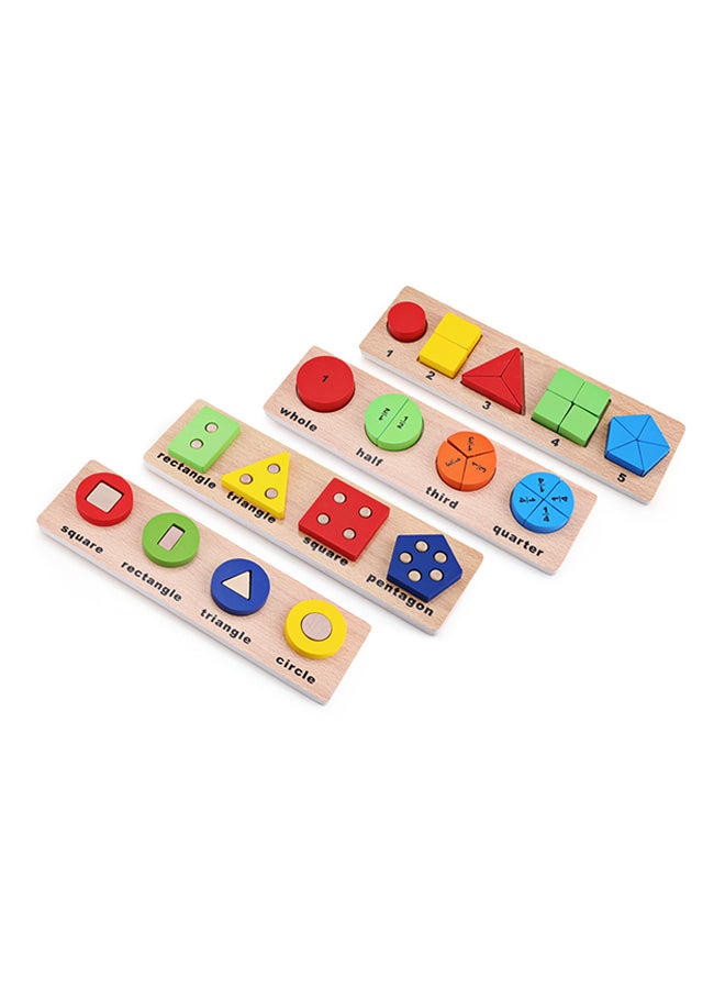 طقم مكعبات البناء ثلاثية الأبعاد ذات الأشكال الهندسية المتطابقة من النوع C - Image 5