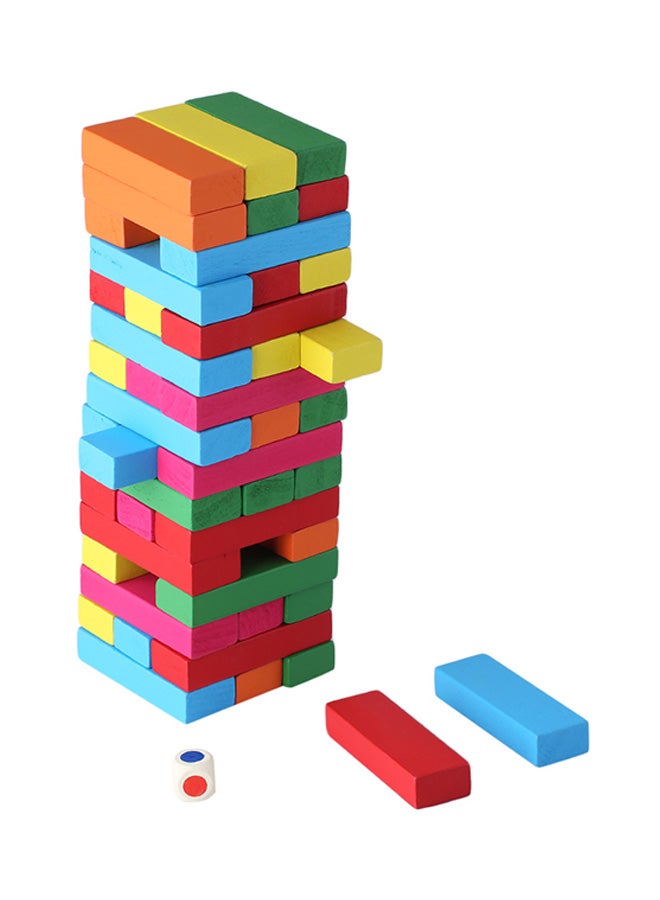 48-Piece Tumbling Tower Building Block Set