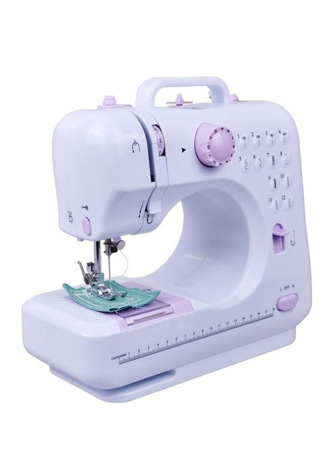 Generic 12 Stitches Multifunction Mini Sewing Machine 0010-54 White  - Image 2