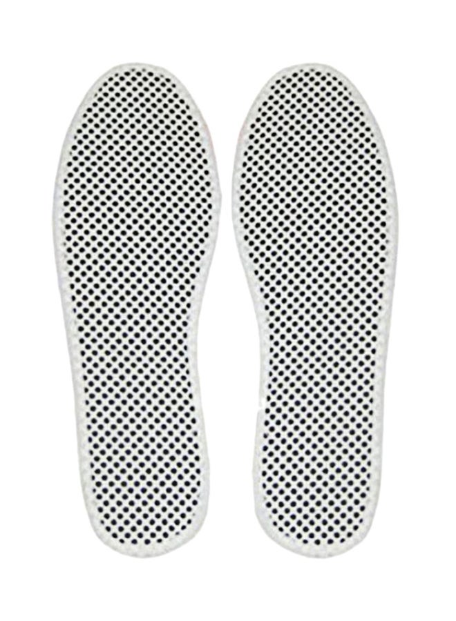 OUTAD Self-Heating Magnetic Deodorant Insole Pad White/Black 