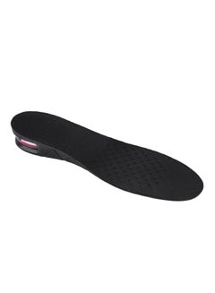 OUTAD Height Increased 2 layer Shoe Insoles Black 