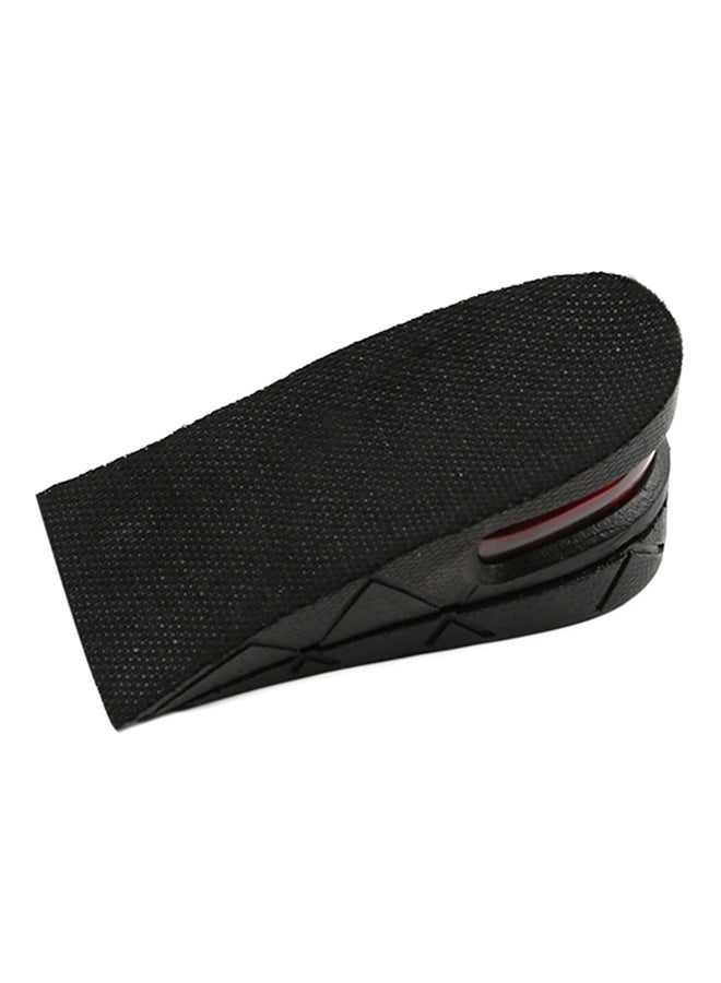 OUTAD Height Increasing Adjustable 2 Layers Shoe Pad Black 