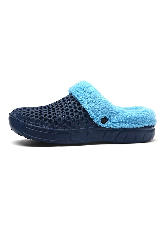 OUTAD Breathable Fur Anti-skid Slide Blue 