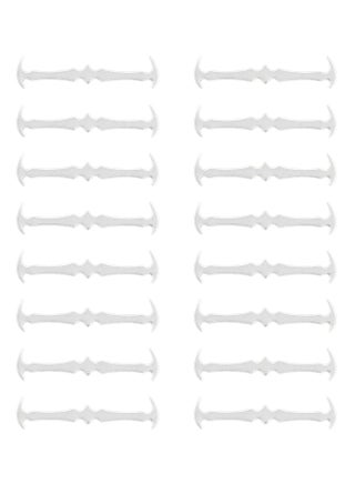 16-Piece Elastic Silicone No-tie Shoelace White - v1519813637/N13490650V_1