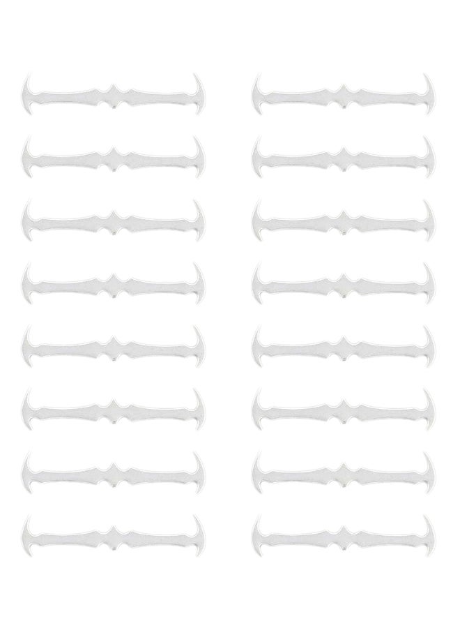 OUTAD - 16-Piece Elastic Silicone No-tie Shoelace White - Image 1