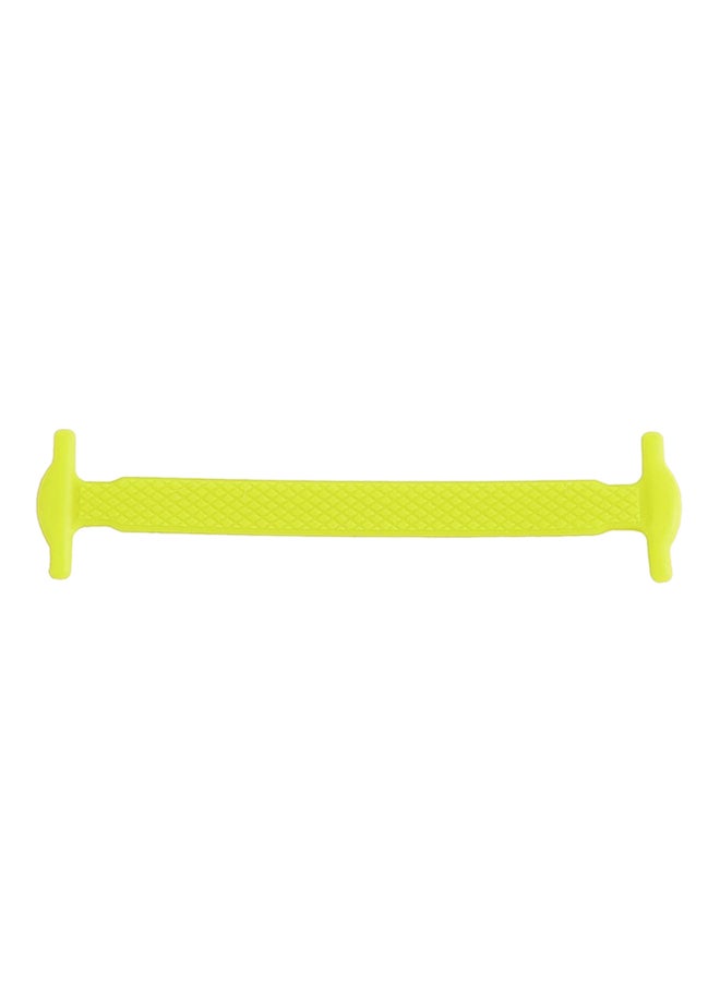 OUTAD - 16-Piece Elastic Non-tie Shoelace Yellow - Image 1