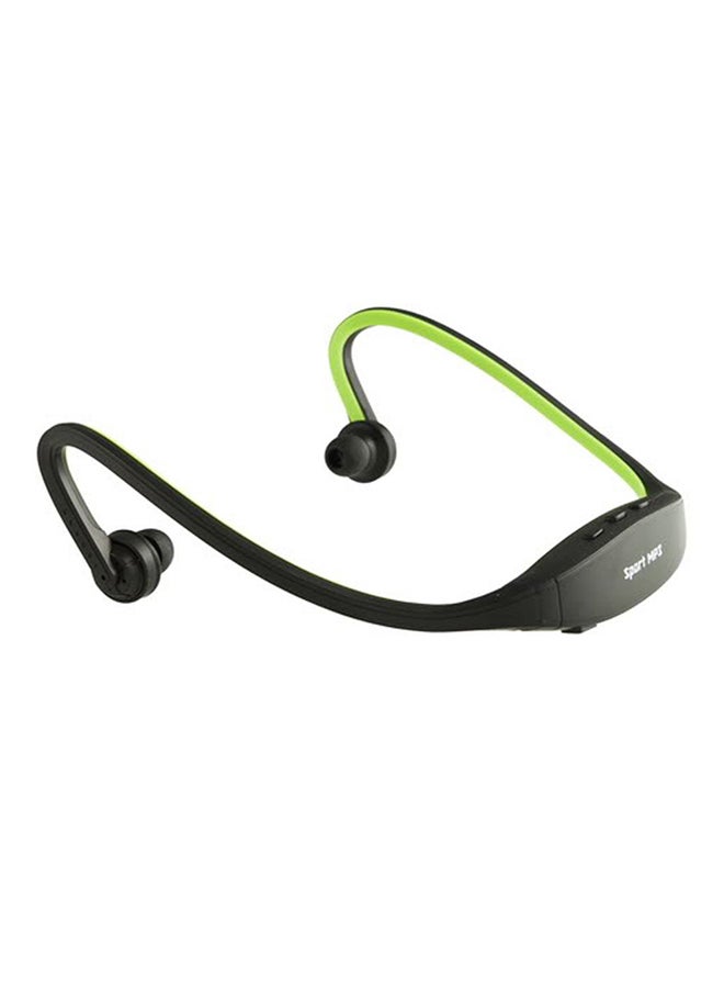 LESHP Wireless In-Ear Earphone With TF Card Slot Black/Green - Image 1