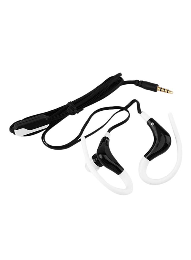 LESHP Sports Active In-Ear Wired Headset Black/White - Image 2