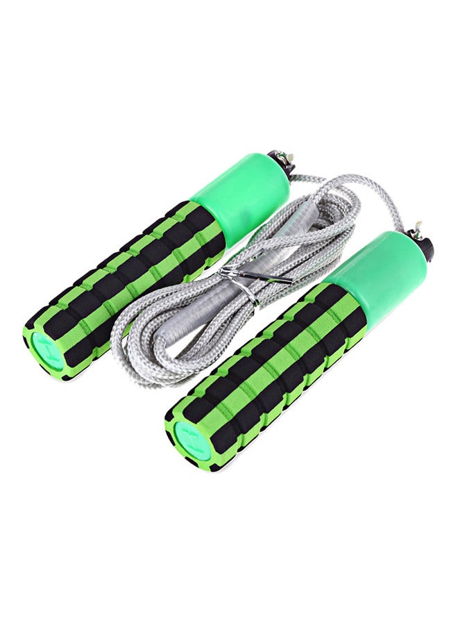 REGAIL Portable Sponge Wire Skipping Rope With Counter 3meter