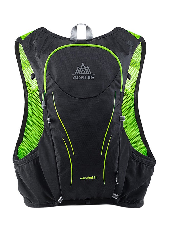 أونيجي حقيبة ظهر لحافظة الماء عاكسة محسنة - لون أسود/أخضر 5لترات