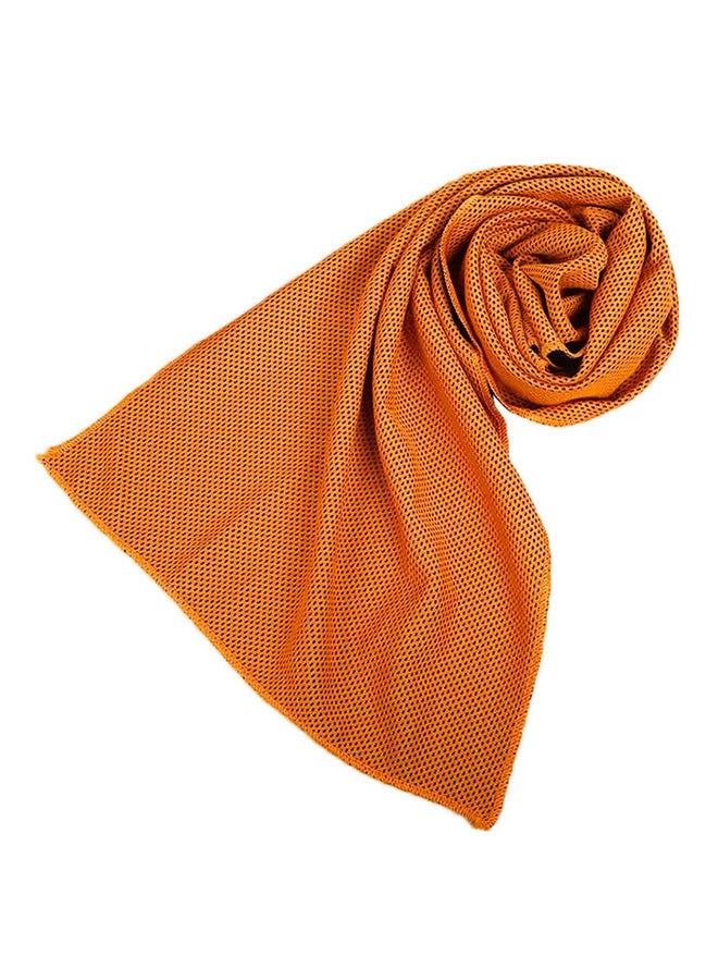 Generic Sweat-absorbent Cooling Towel - Orange 100x30cm  - Image 1