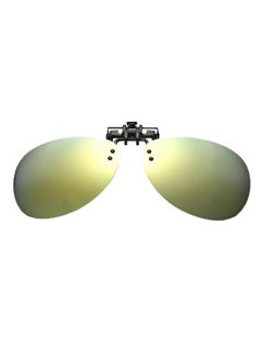 Generic UV400 Polarized Oval Clip On Sunglasses 