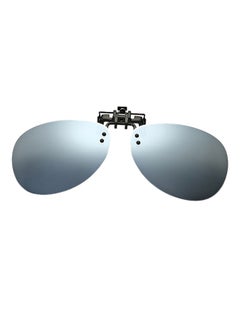 Generic unisex UV400 Polarized Oval Clip On Sunglasses 