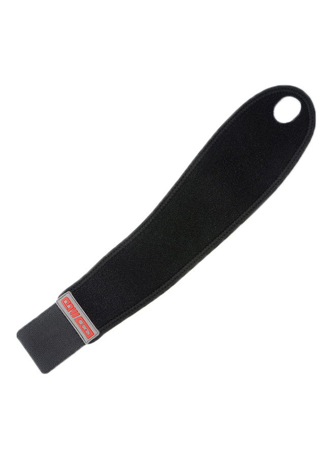 Soft Elastic Sports Wrist Support With Loop - Black