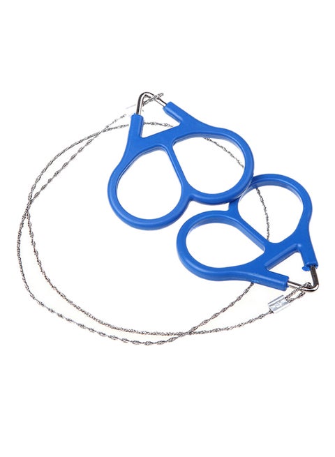 Portable Stainless Steel Wire Saw - Blue