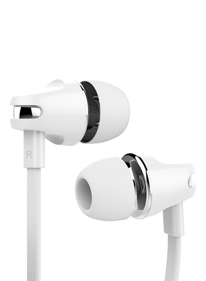 LESHP Wired In-Ear Earphones White - Image 2