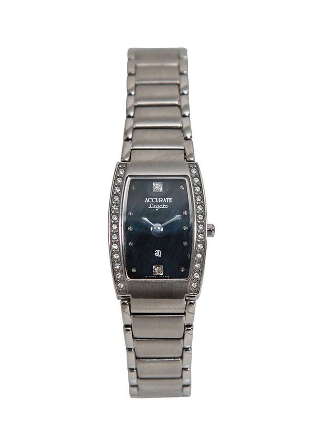 women Stainless Steel Analog Watch ALQ304RG