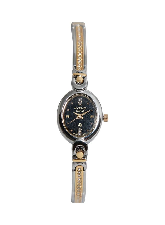 women Stainless Steel Analog Watch ALQ360SRGT