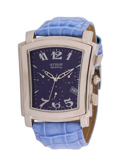 ACCURATE Men's Leather Analog Watch AMQ1147 