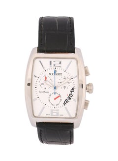 ACCURATE men Leather Analog Watch AMQ1699L 