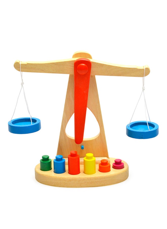 Wooden Balance Weighing Scale Toy