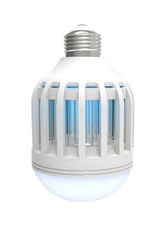 2-In 1 LED Lightbulb With Bug Zapper ZM400 White