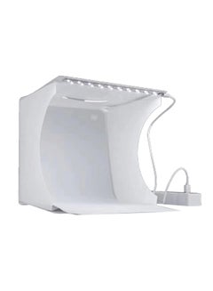 Generic Portable Mini Folding Studio Photography LED Softbox 20x20centimeter White  - Image 1