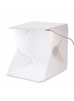 Generic Portable Mini Folding Studio Photography LED Softbox 20x20centimeter White  - Image 3