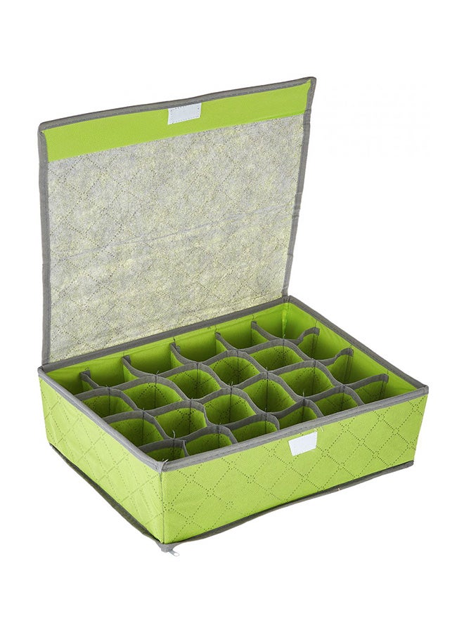 Goldedge 24 Grid Undergarments Organizer Green 60centimeter - Image 1